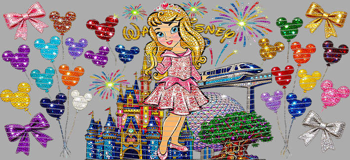 16oz Disney style-D-3526